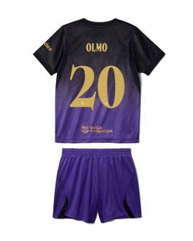 Billige Fotballdrakt Barcelona Dani Olmo #20 Replika Bortedraktsett Barn 2026-27 Kortermet (med bukser)